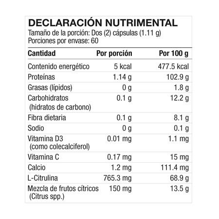 Etiqueta del producto